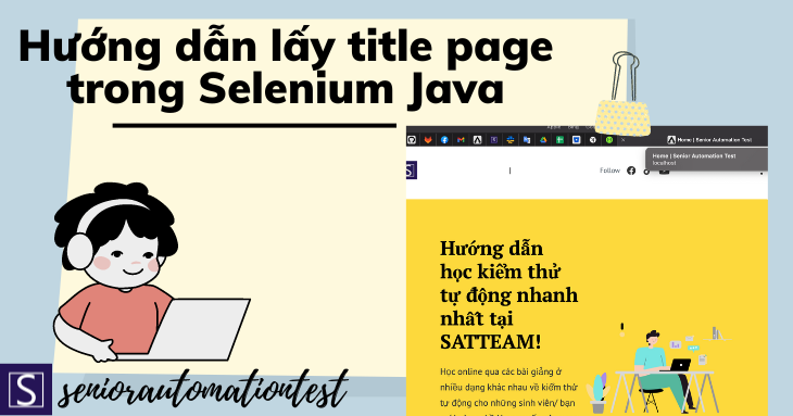 Hướng dẫn lấy title page trong Selenium Java